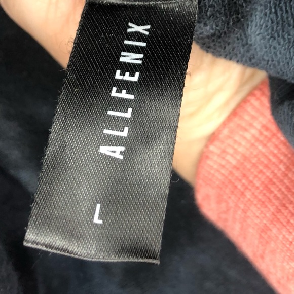 ALLFENIX Black Gray Tie Dye Space Sweatshirt Womens Large - Picture 3 of 5